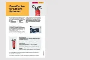 Download Feuerlöscher für Lithium Batterien CWS Fire Safety