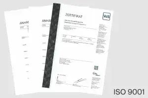 Zertifikat Qualitätsmanagement ISO 9001