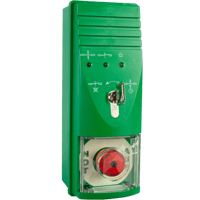 Escape route terminal / door control unit