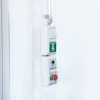 Escape route terminal / door control unit