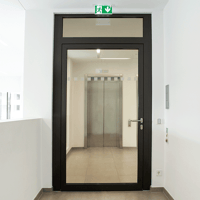 Fire door tubular frame