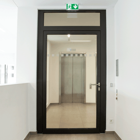 Fire door tubular frame
