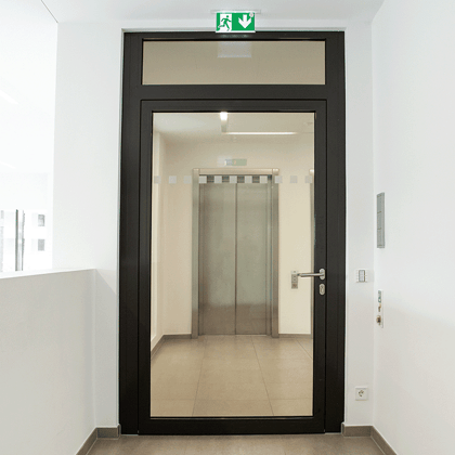Fire door tubular frame
