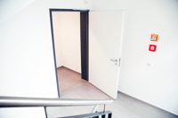 Fire door made of wood
