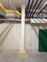 Fire protection cladding
