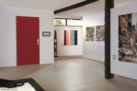 Fire doors made of steel