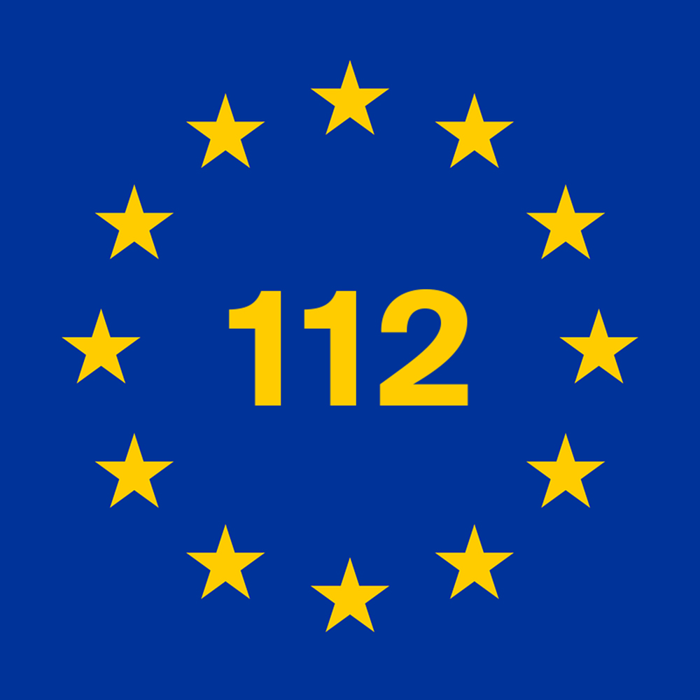 EU emergency number 112 - quadrat