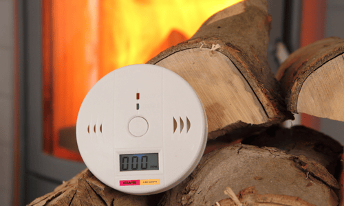 Brandschutz Kaminofen CO-Melder