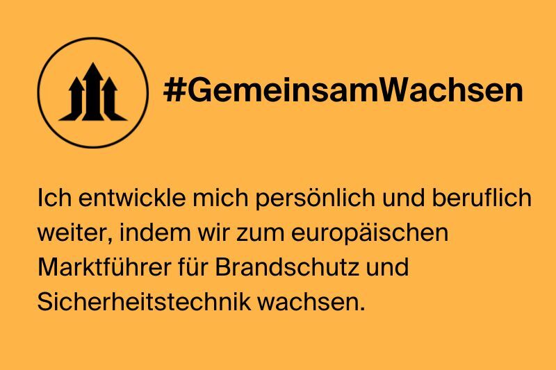 Arbeitgeberwert gemeinsam wachsen CWS Fire Safety