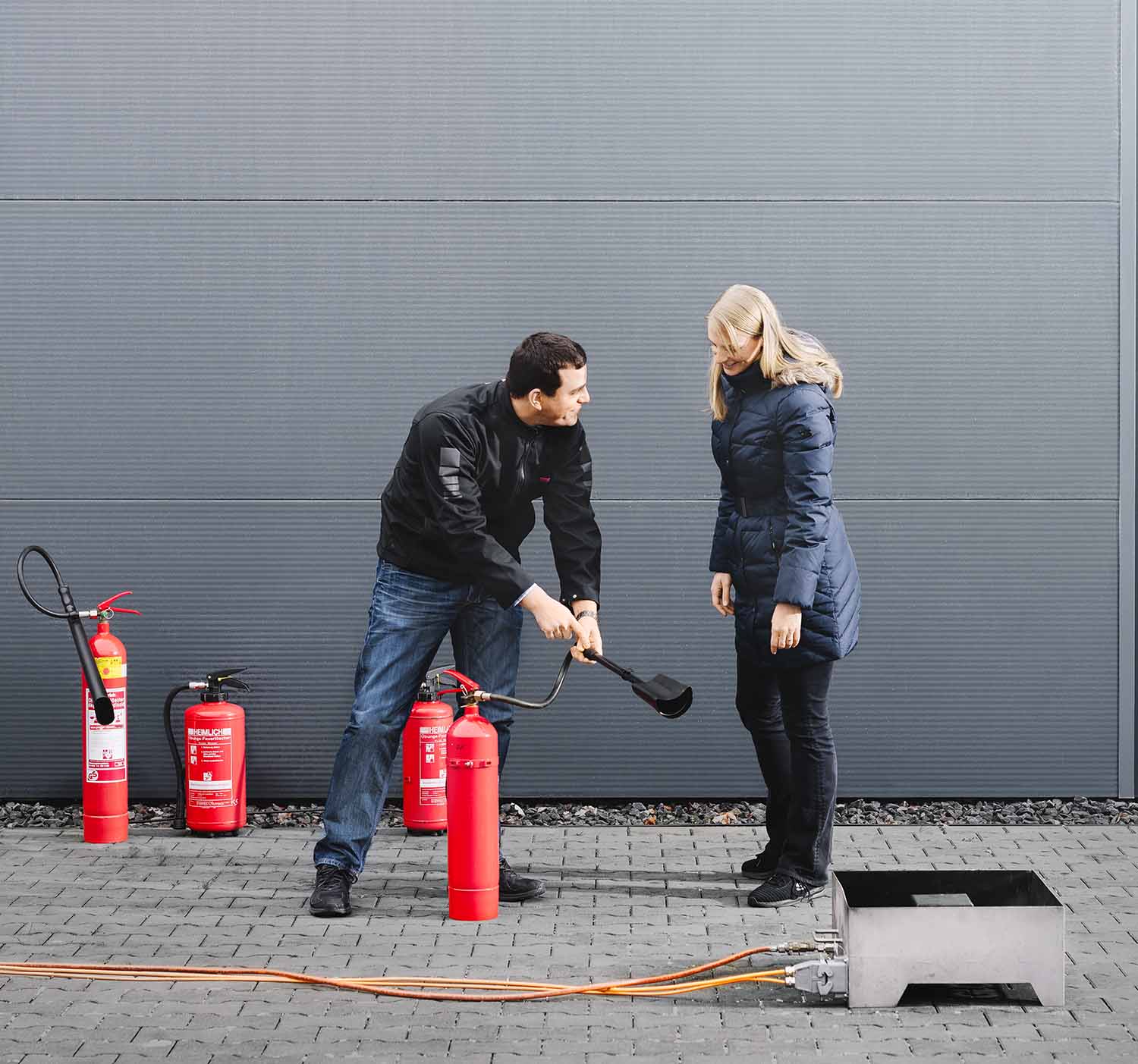 Brandhelfer-Ausbildung bei CWS Fire Safety