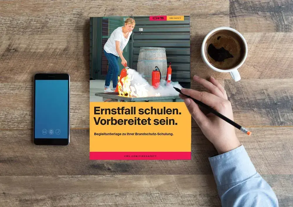 Brandschutzhelfer-Auffrischung beim Fachbetrieb-CWS Fire Safety