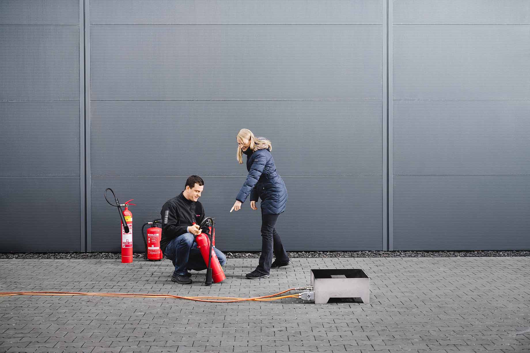 Brandschutzhelfer Ausbildung mit Praxisübung