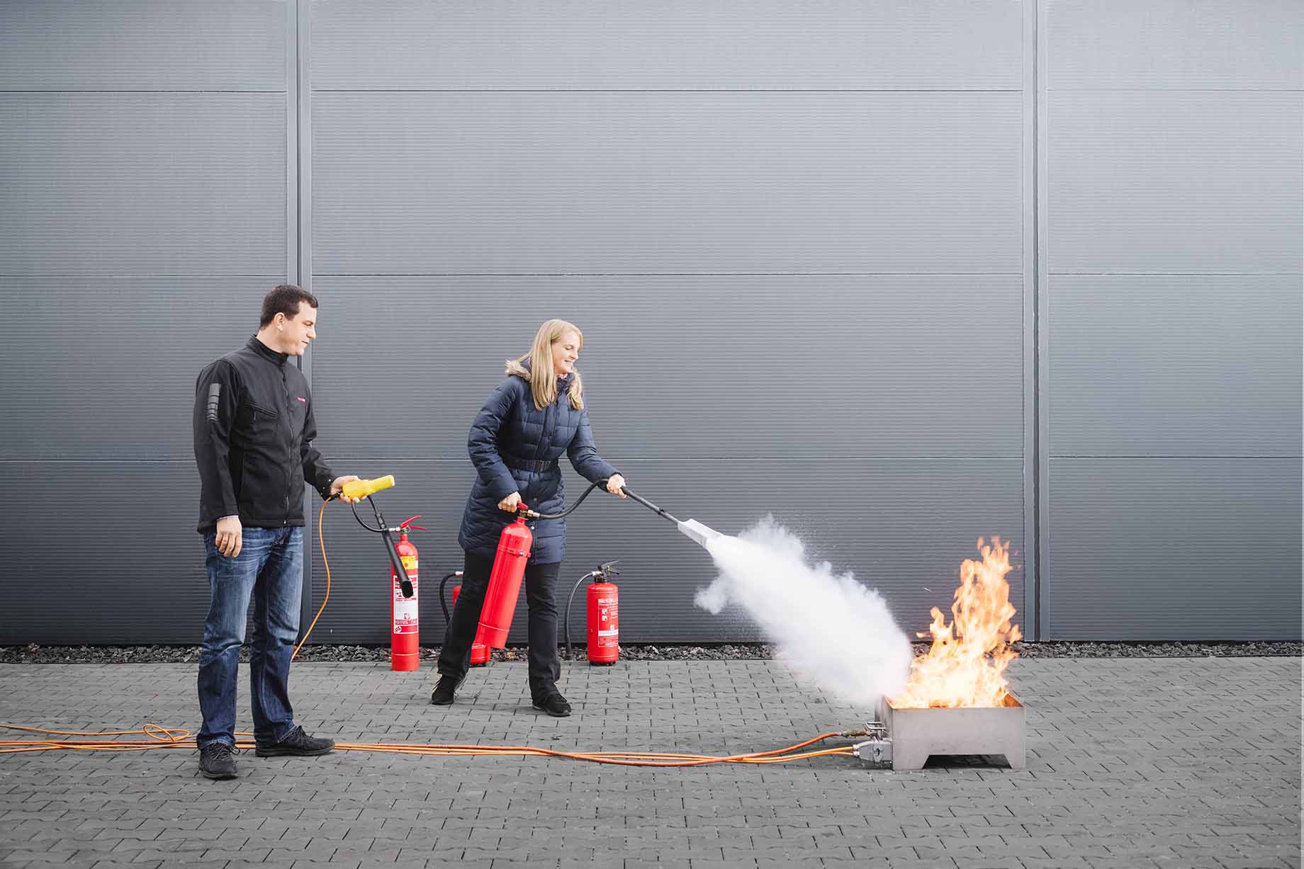 Fire safety assistant training at CWS