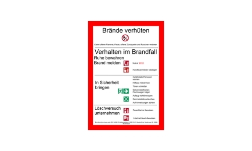 Brandschutzordnung-Hotel-Zimmerplan-CWS Fire Safety