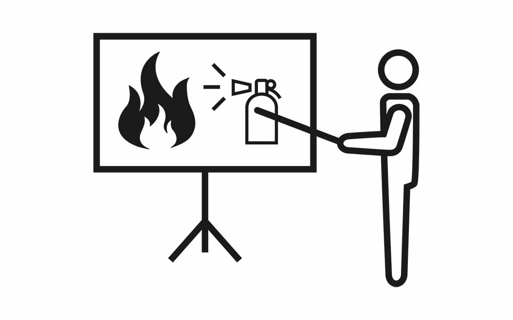 Brandschutztraining vor Ort-CWS Fire Safety-Brandschutzunterweisung