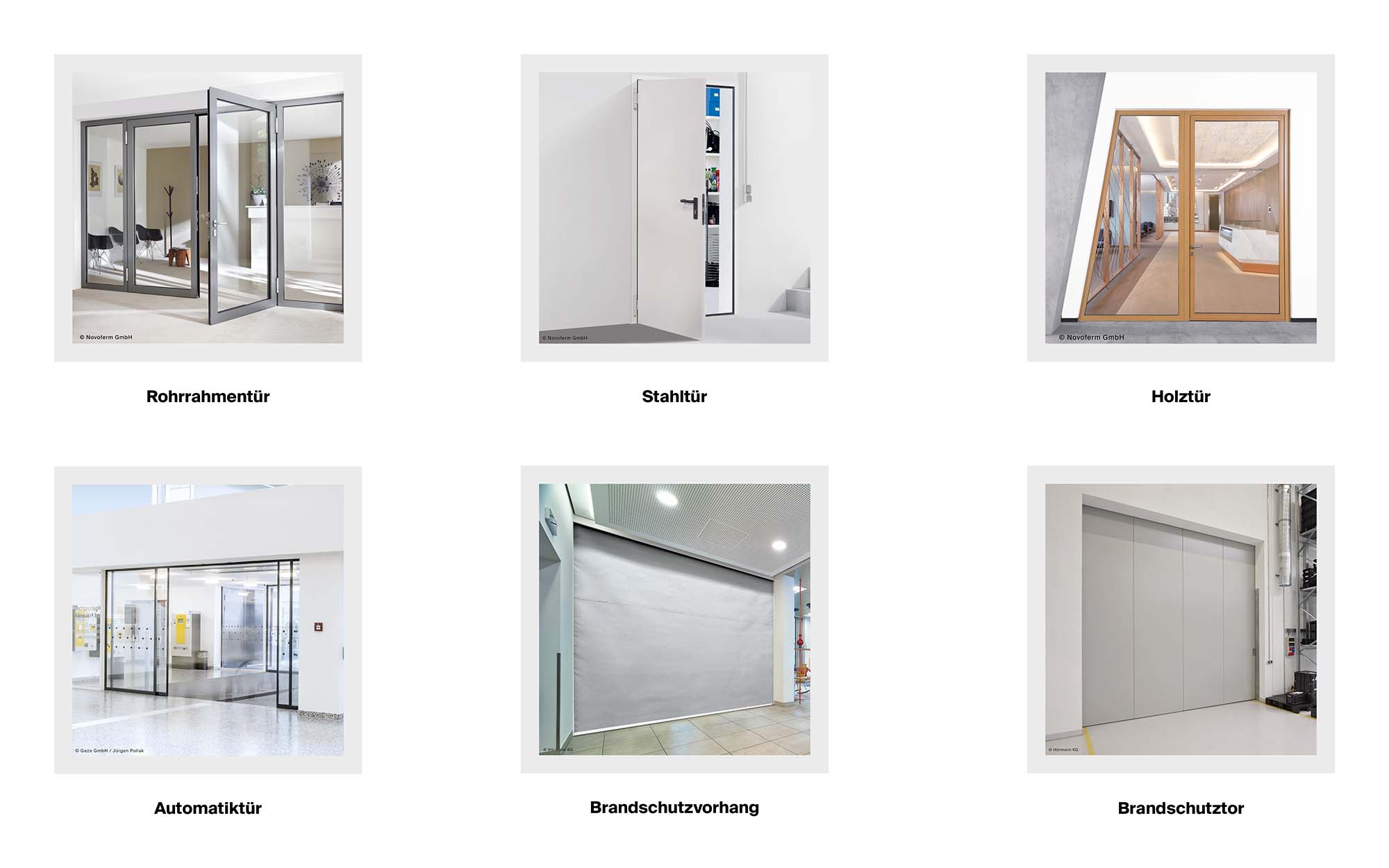 Brandschutztüren T30-T30 Türen Portfolio - CWS Fire Safety