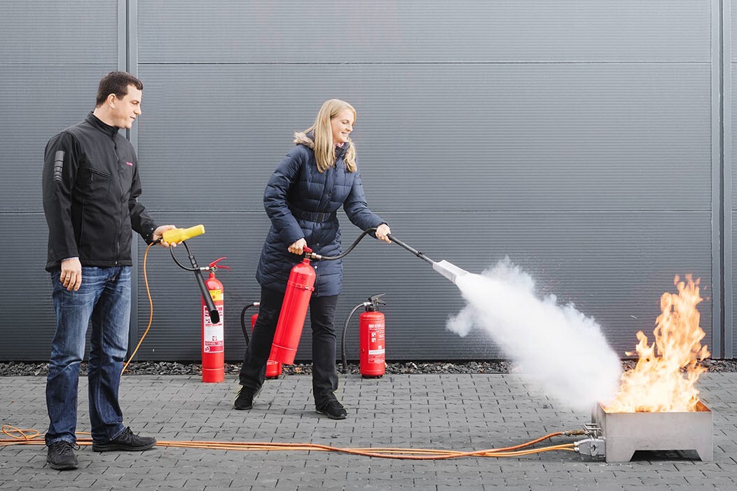 CWS Fire Safety Feuerlöschübung Feuerlöscher