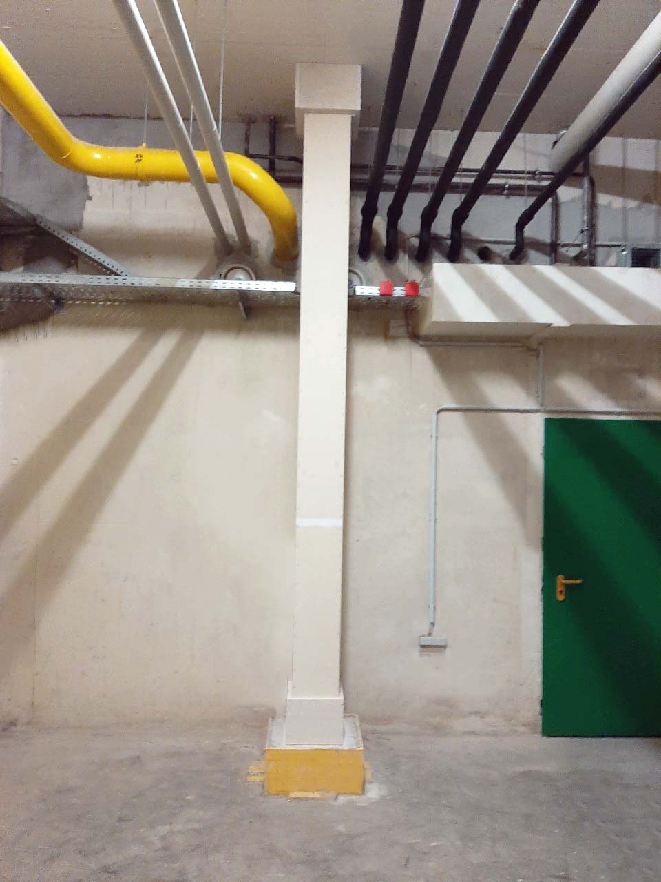 Brandschutzverkleidung Stahlträger-Beispiel 1-CWS Fire Safety