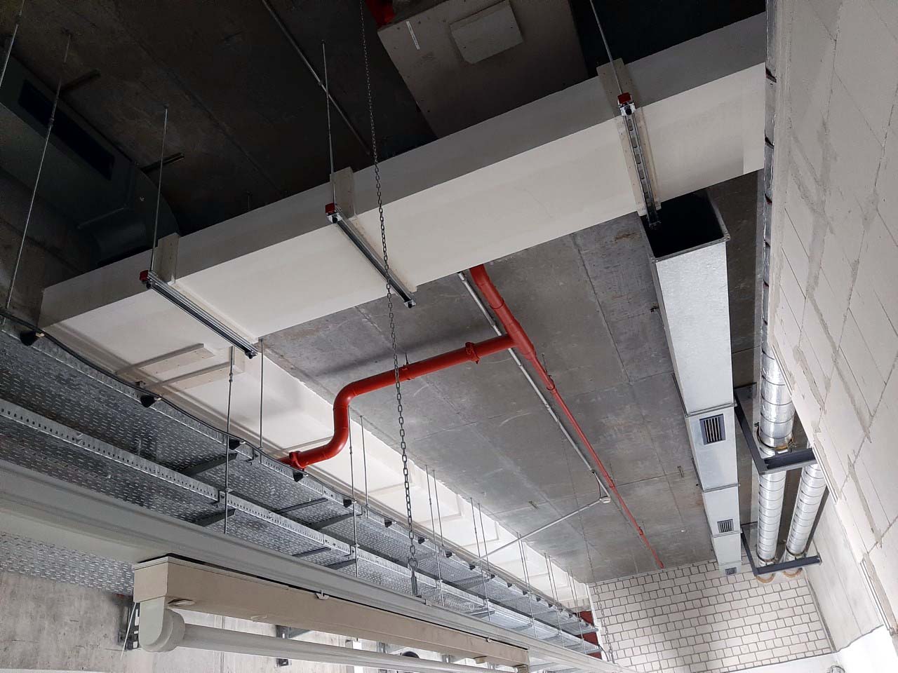 Brandschutzverkleidung Stahlträger-CWS Fire Safety