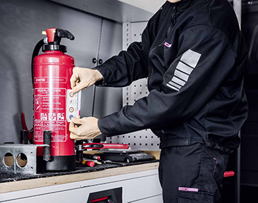 Feuerlöscher Brandschutz CWS Fire Safety Hero