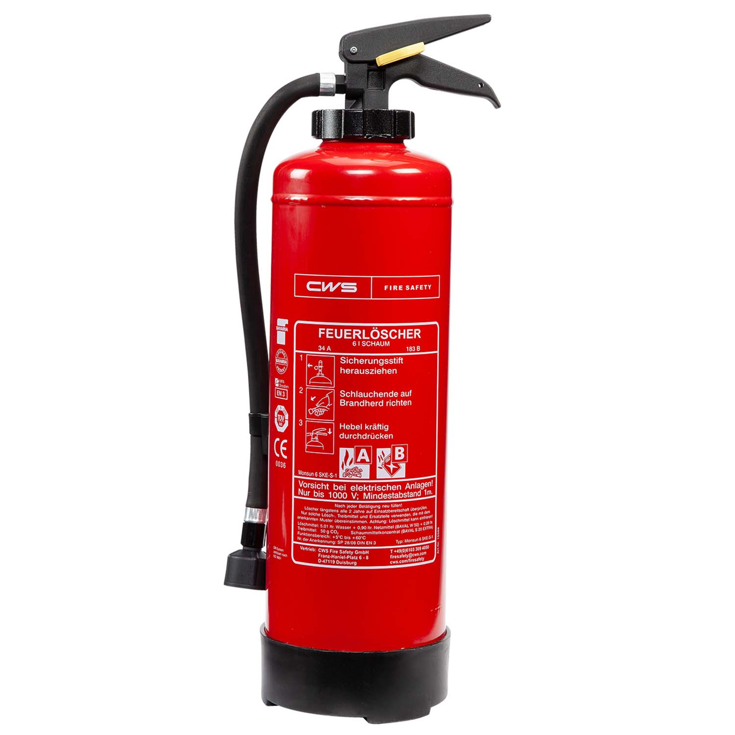 Dauerdrucklöscher oder Aufladelöscher-CWS Fire Safety