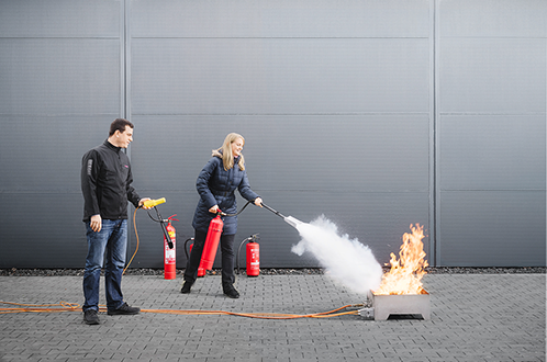 Feuer richtig löschen