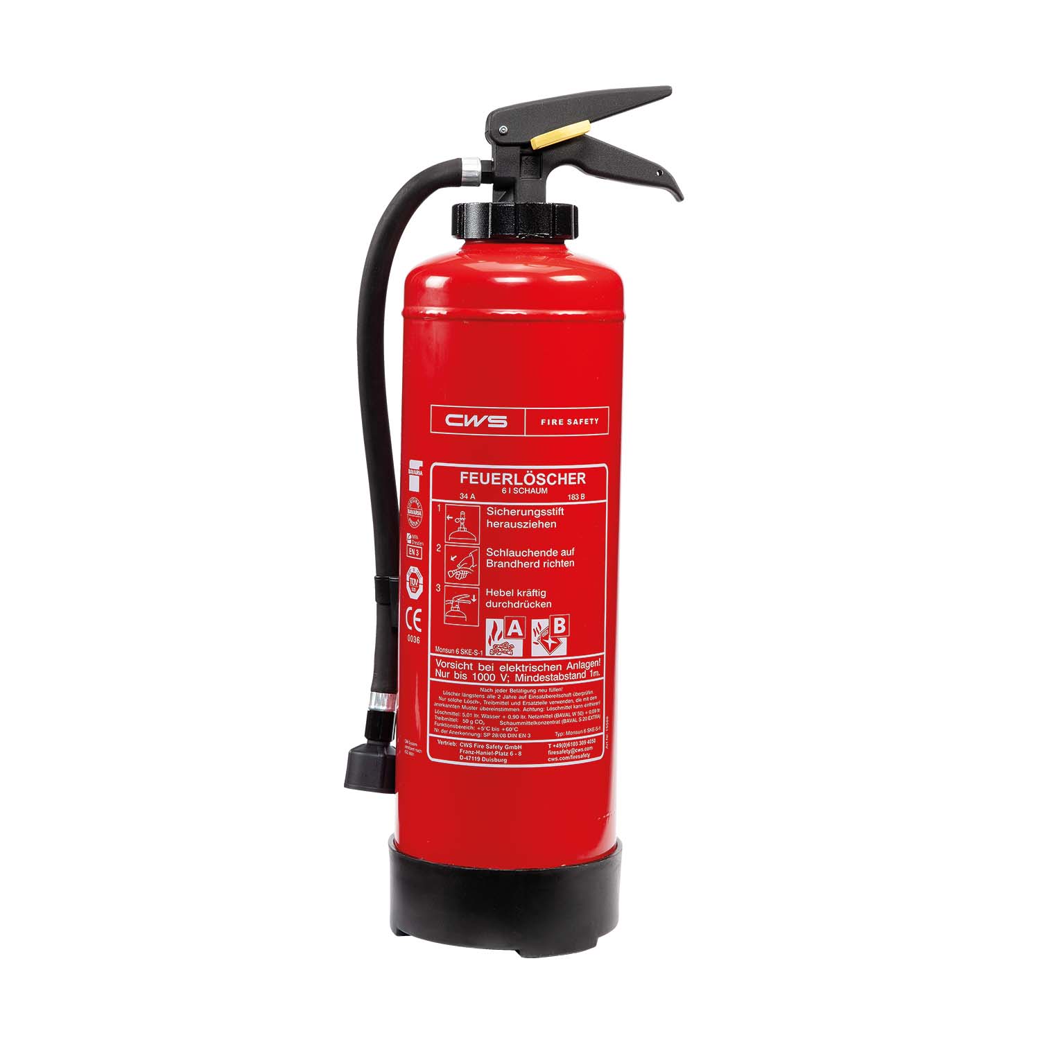 Feuerlöscher-Arten-Schaumlöscher-CWS Fire Safety