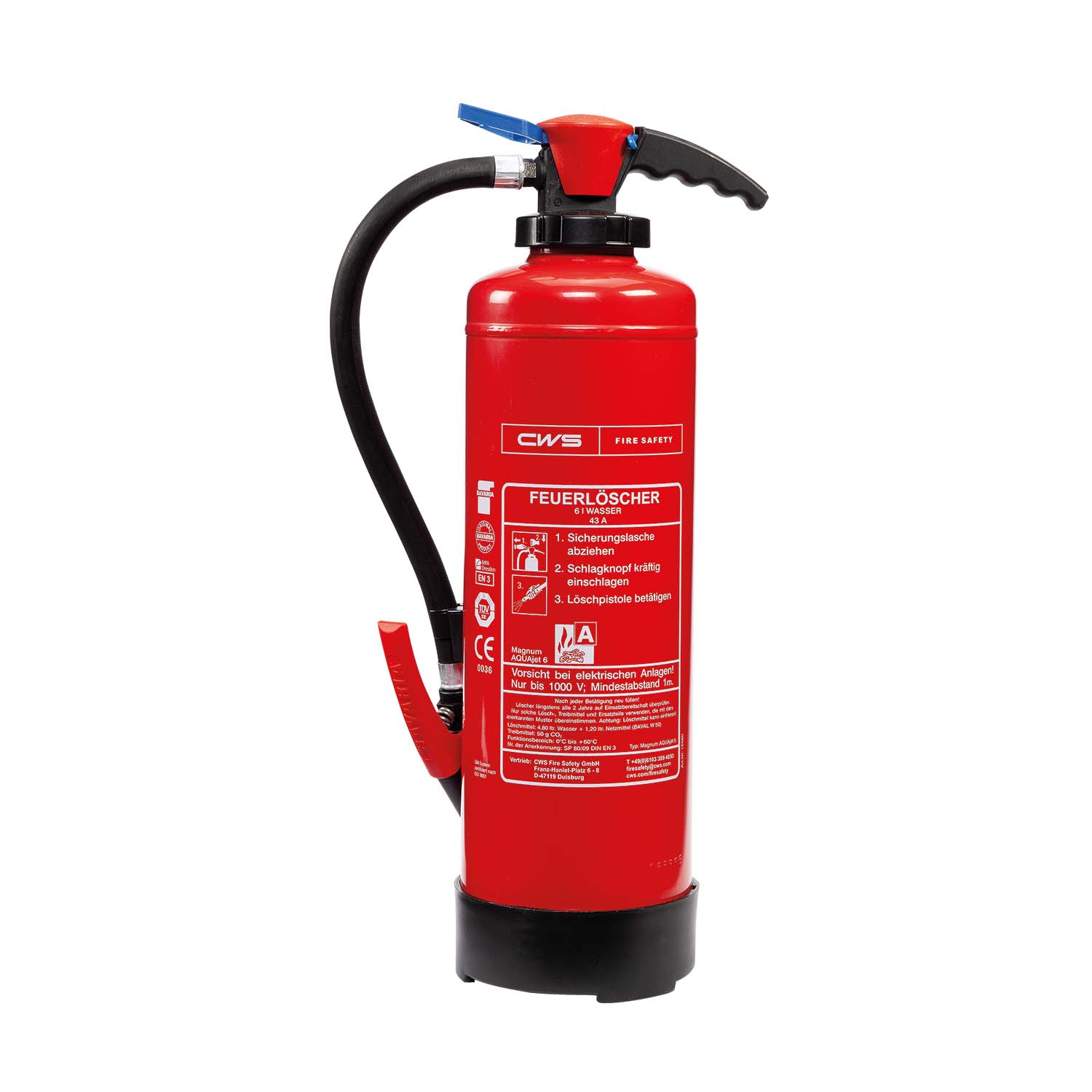 Feuerlöscher-Arten-Wasserlöscher-CWS Fire Safety