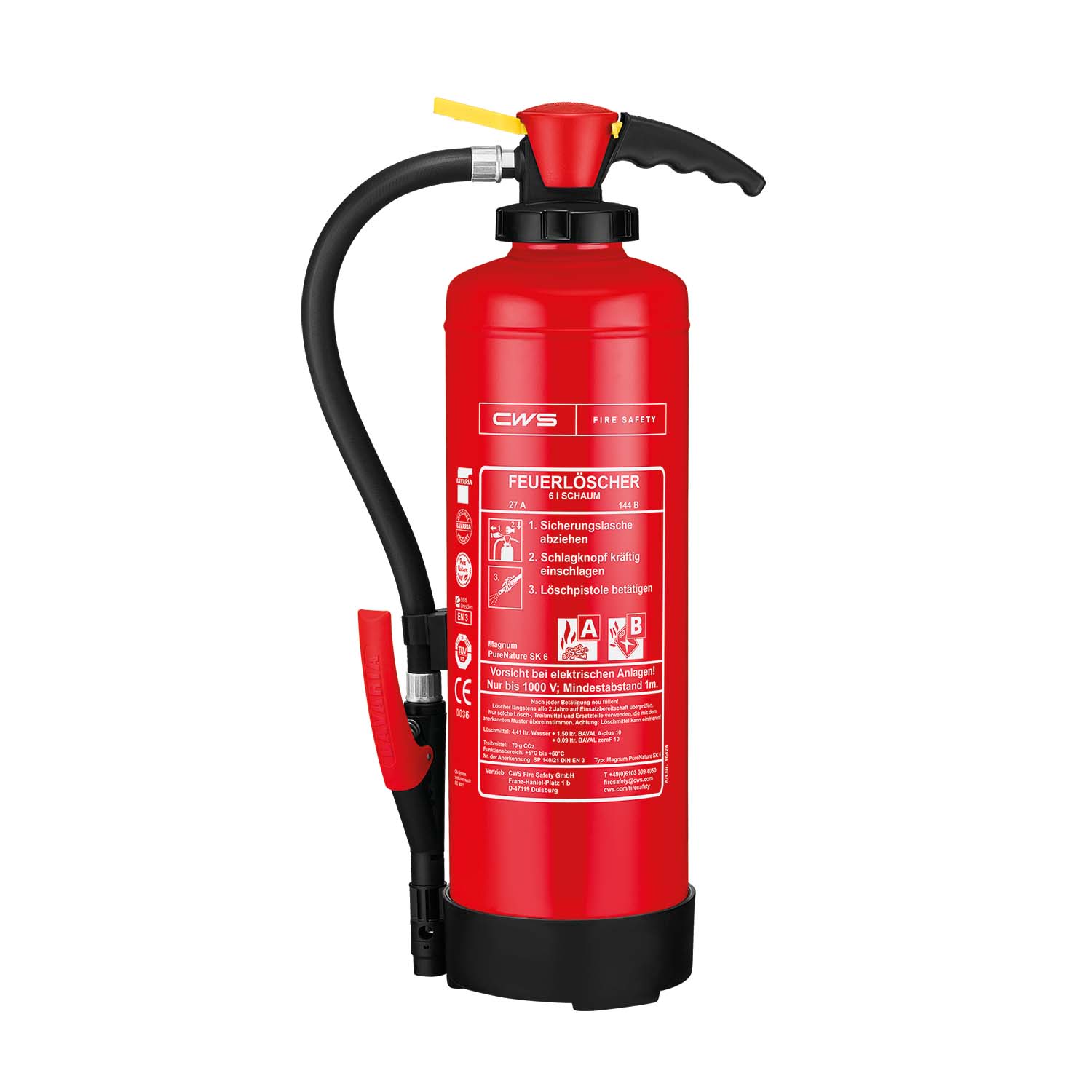 Feuerlöscher-Gastronomie-Schaum-CWS Fire Safety