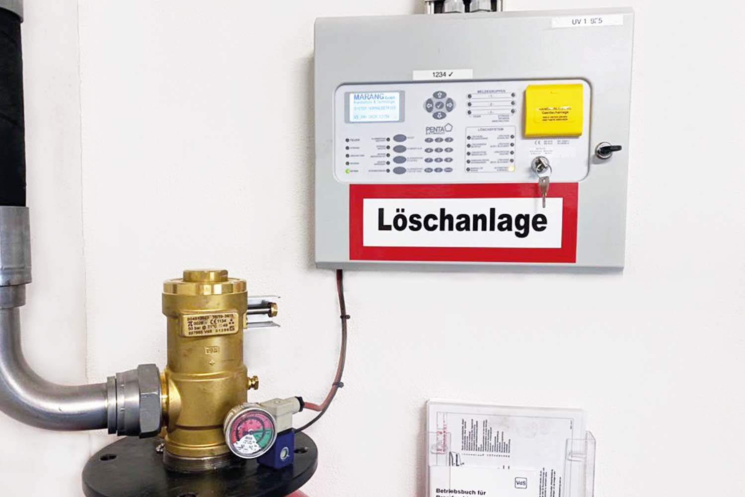 Gaslöschanlage-Zentrale-CWS Fire Safety