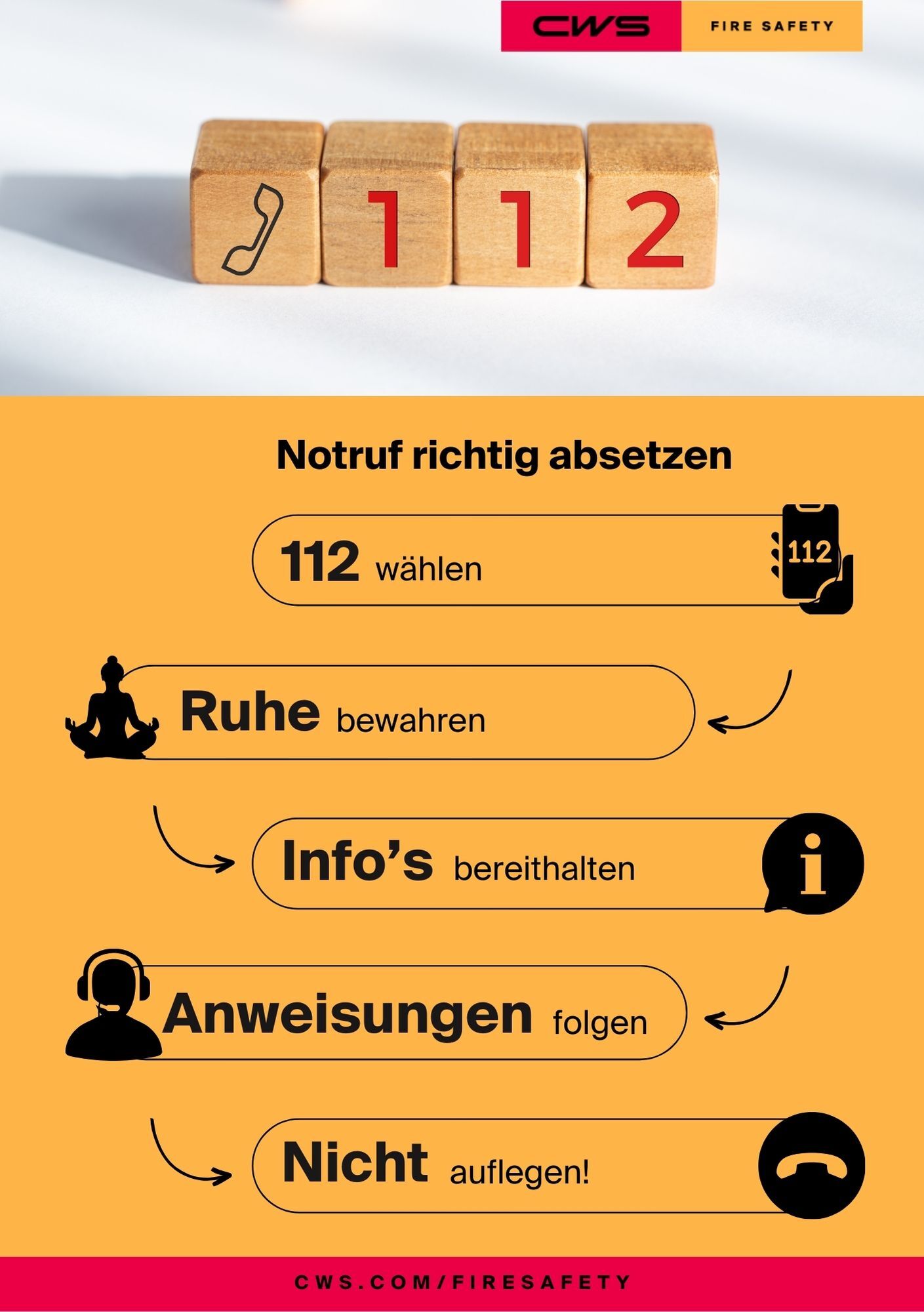 Notruf richtig absetzen - DE