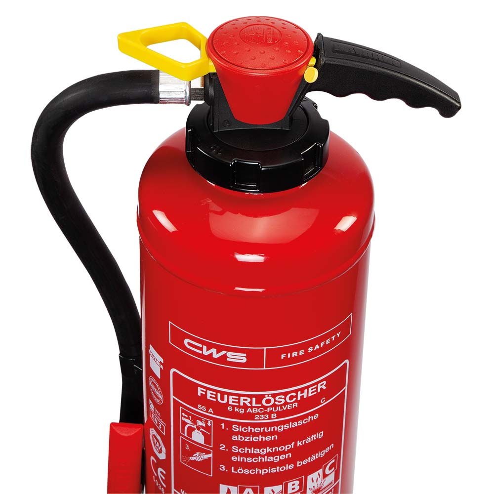 Pulverfeuerlöscher vom Profi-CWS Fire Safety