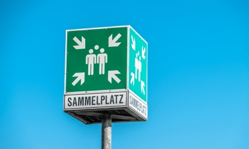 Sammelplatz notwendig-Wir unterstützen-CWS Fire Safety