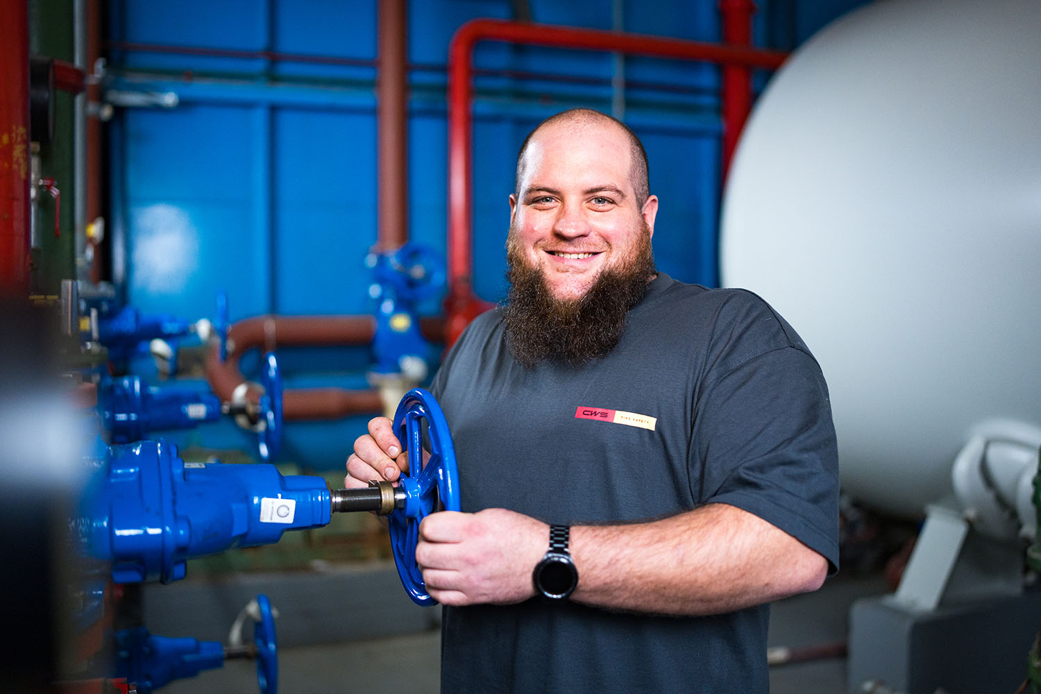 Sprinkleranlage-Pumpe-Löschwassertank-Prüfung-F-f