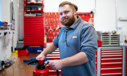 Tragbare Feuerlöscher-Prüfung-F-f