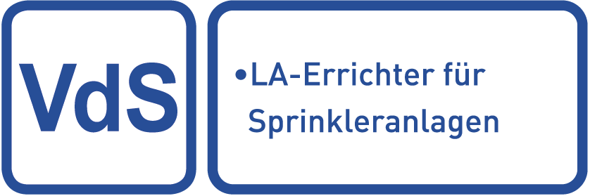 VdS-Logo CWS Fire Safety Errichter Sprinkleranlagen