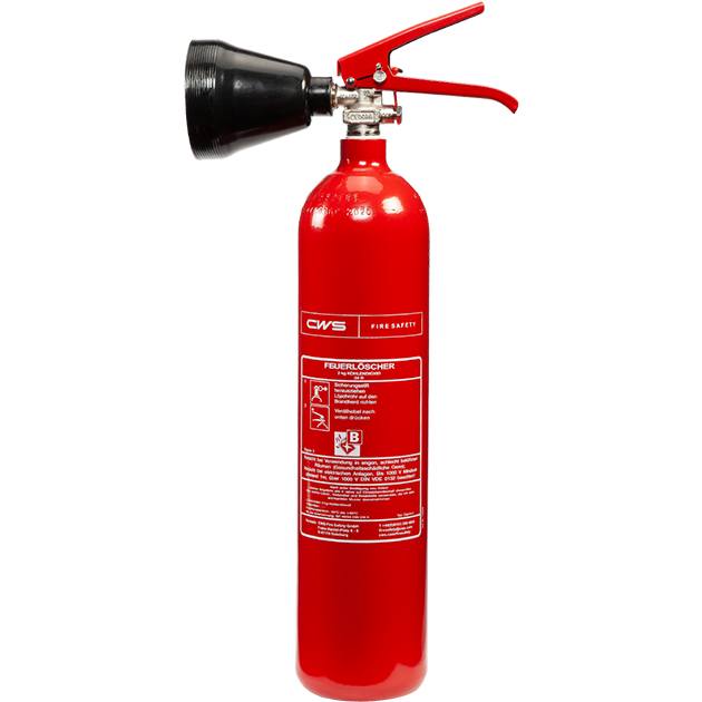 Welche Feuerlöscher gibt es - CO2-Löscher