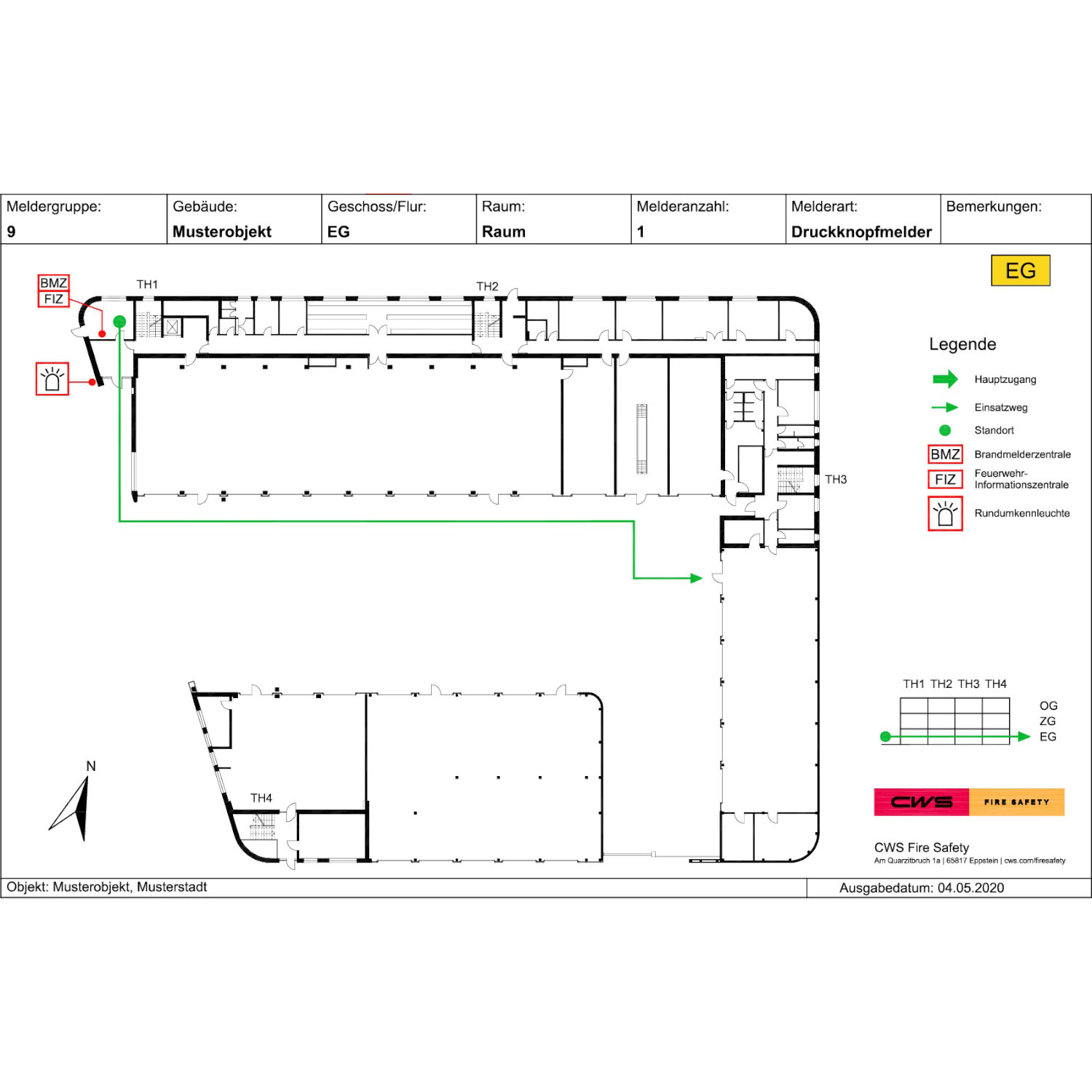 Wer darf Feuerwehrlaufkarten erstellen-Laufkarten erstellen lassen-CWS Fire Safety