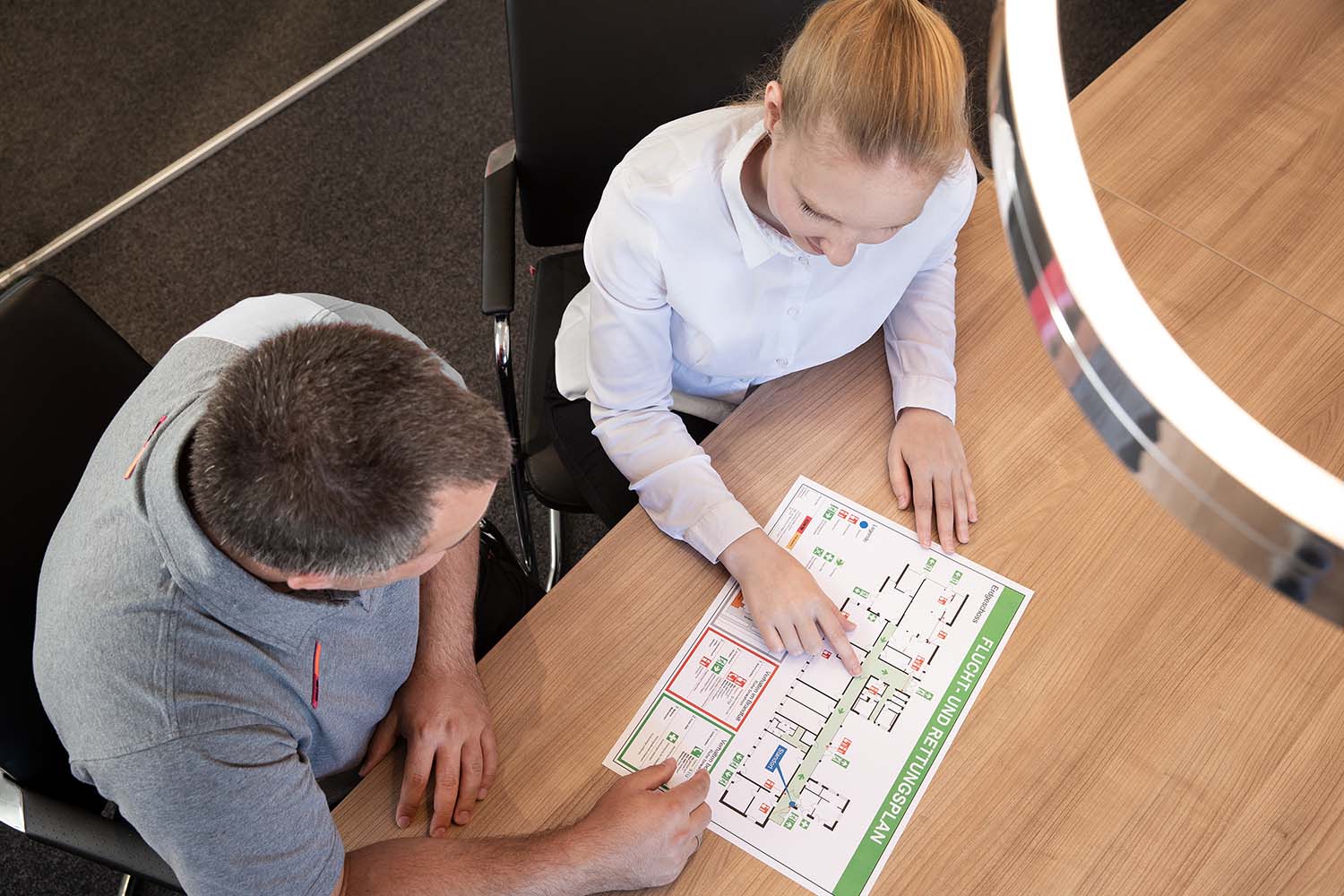 Zimmerplan-Hotel-Fluch-Rettungsplan-Wir unterstützen Sie-CWS Fire Safety