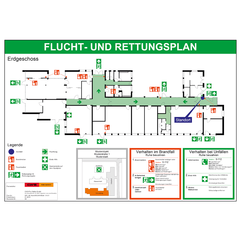 Escape and rescue plans