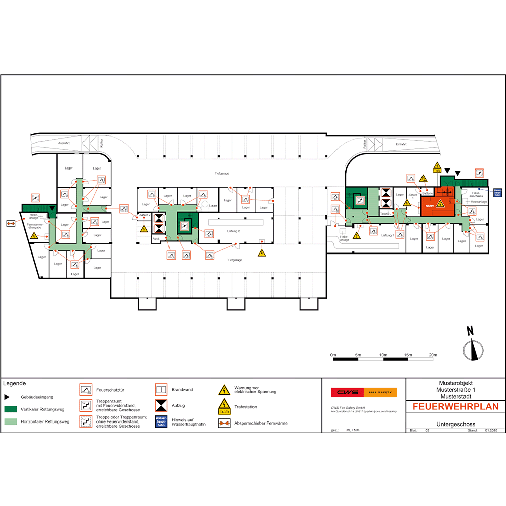 Fire brigade plans