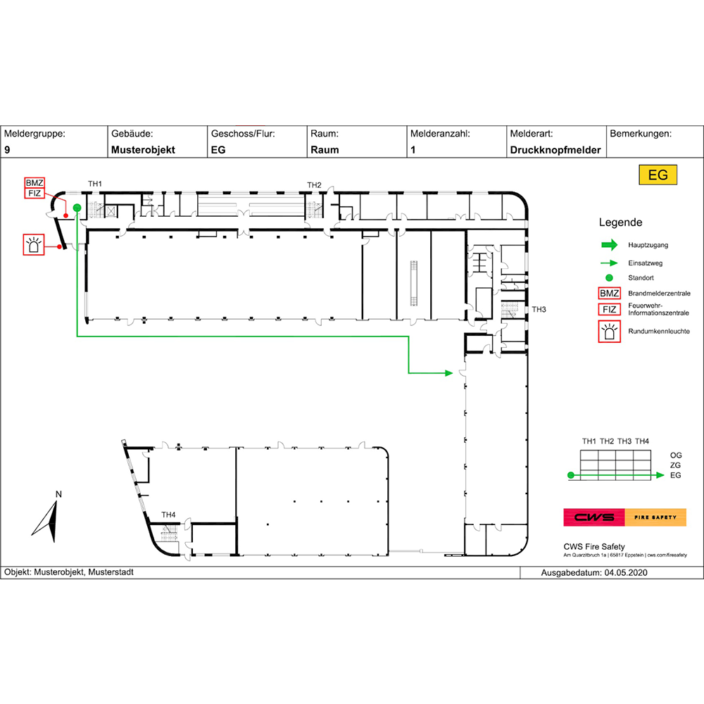 Fire brigade maps