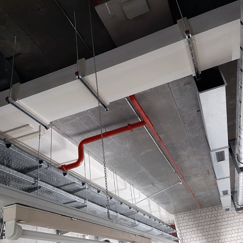 Fire protection cladding