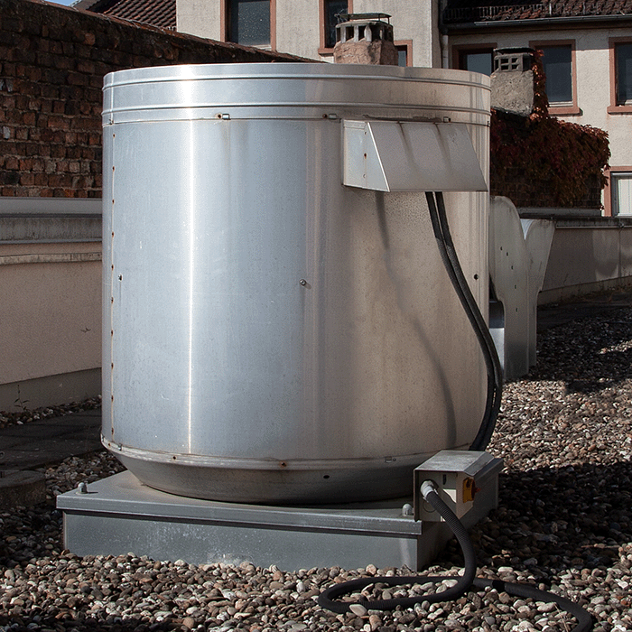 Mechanical smoke extraction system
