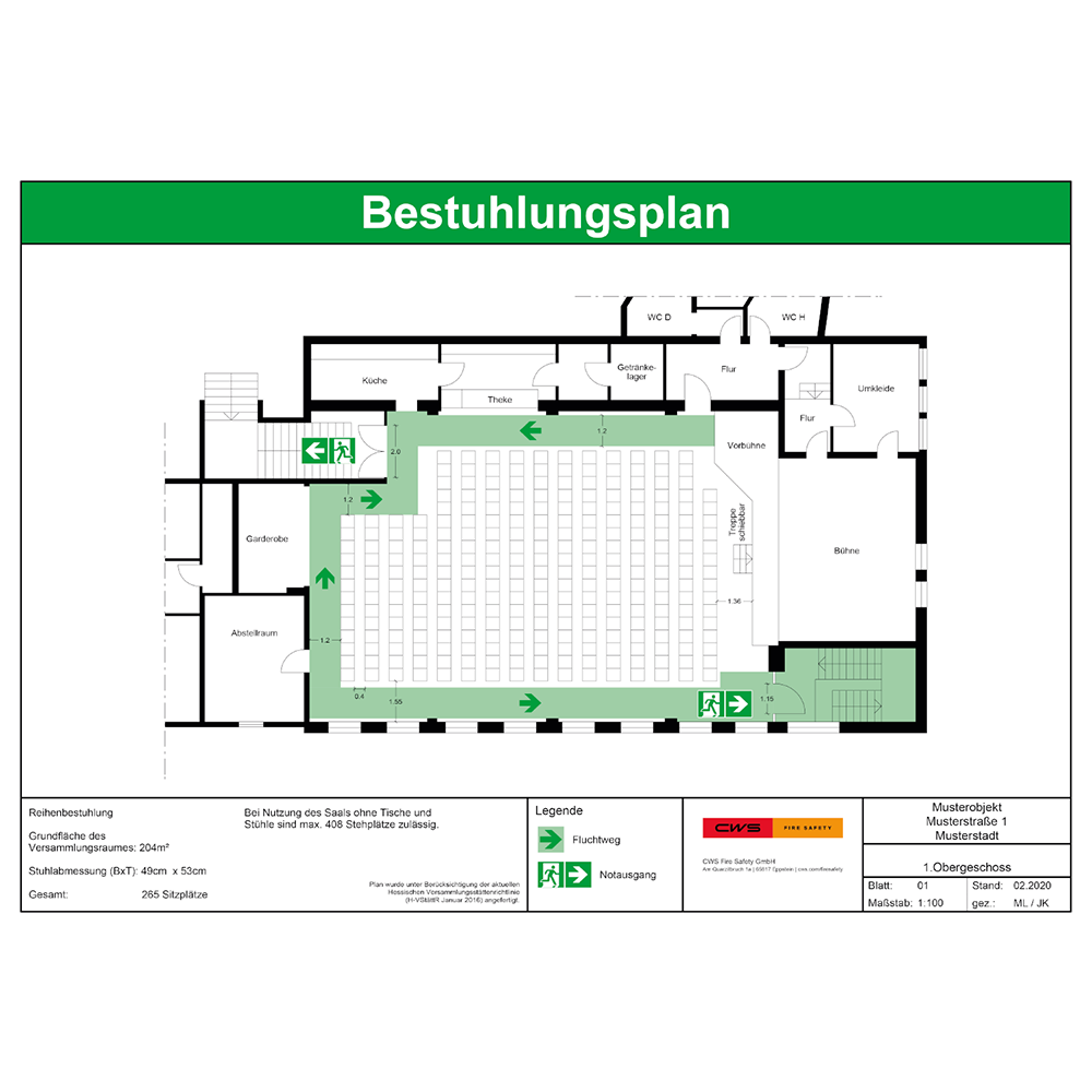 Seating plans